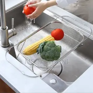 Stainless Steel Adjustable Kitchen Sink Drain Basket,