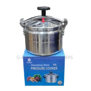 Nunix Aluminium Pressure Cooker - Explosion Proof 9 L -silver