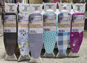 Portable Multicolored Heavy Duty Metallic Ironing Board