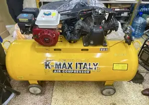 King Max Italy 300l Petrol Driven Air Compressor 3 Piston 8hp