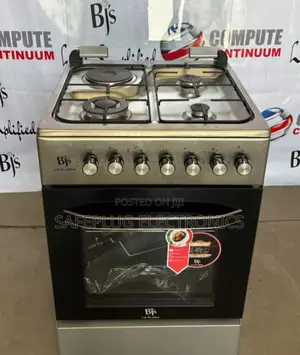 Made in Turkey - BJS 3 Gas Burners + 1 Electric, Gas Cooker 60*60