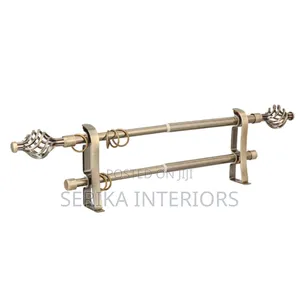4m Double Curtain Rods Curtain Rods Environmental Friendly Approved