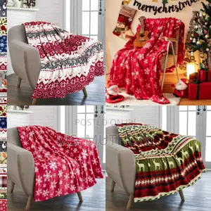(130cm*150cm ) Fleece Decorative Christmas Throw Blanket*