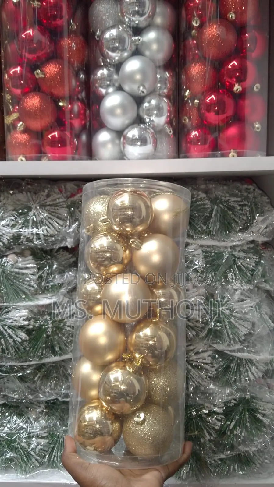 24pcs Christmas Tree Decor Ball Bauble Hanging Pendant B