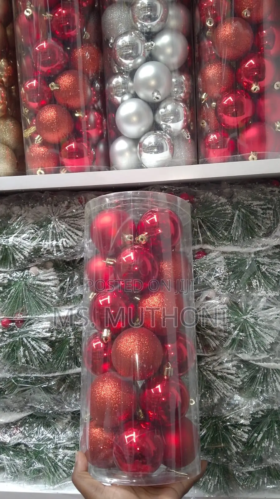 24pcs Christmas Tree Decor Ball Bauble Hanging Pendant B