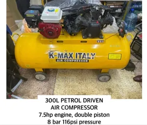 K-Max Air Compressor Electric Double Piston 300l