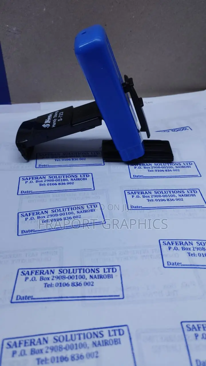 Pocket Stamp With Customized Details