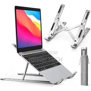 Laptop Holder Riser Computer Tablet Stand, 6 Angles Adjustable Alumin
