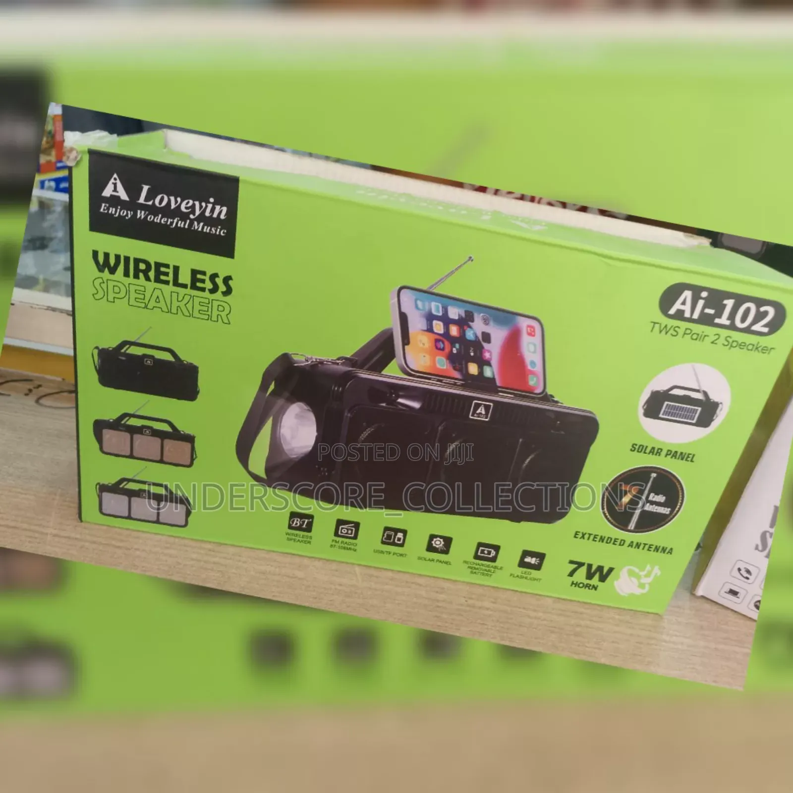 Trwireless Speaker System Radio/ Torch Usb Bluetooth Rechargeable