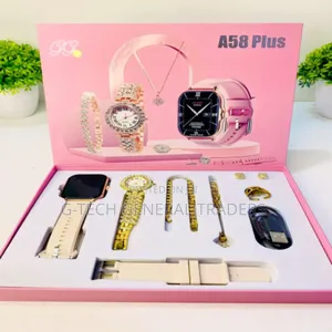 A58 Plus Smart Watch With Bluetooth And Wireless Charging