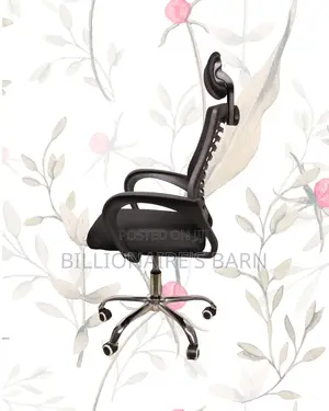 Comfy Secretarial Mesh Chair — Relieves Lower Back Pressure