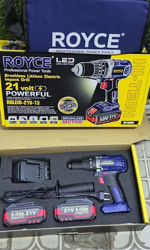 Royce 21v Cordless Drill/ Brushless Cordless Drill