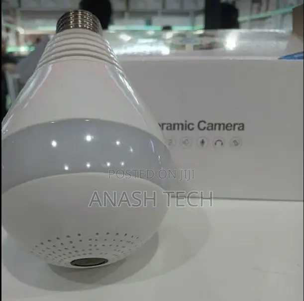 Wifi 360 Nanny Camera Two Way Audio Bulb Camera