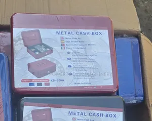 250a Metallic Cash Box/ Metal Money Box