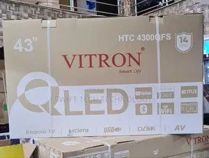 Vitron 43 Inches Qled Smart Android Frameless