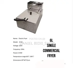 6ltrs Commercial Electric Fryer