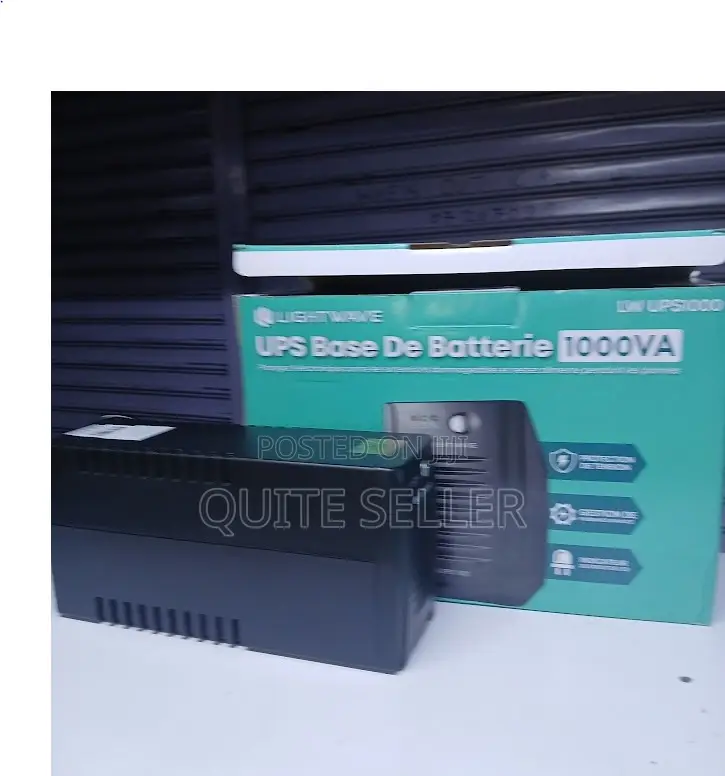 New Light Wave Ups 1000va Ups Backup Battery- Boost and Buck Avr