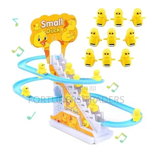 Small Ducks Climbing Toys, Electric Ducks Chasing Race Track Game Set