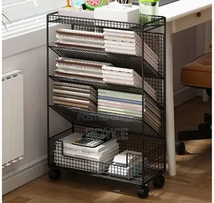 Multipurpose Bookshelf Stand With Wheels