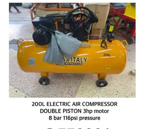 Double Piston Electric Air Compressor 200ltrs