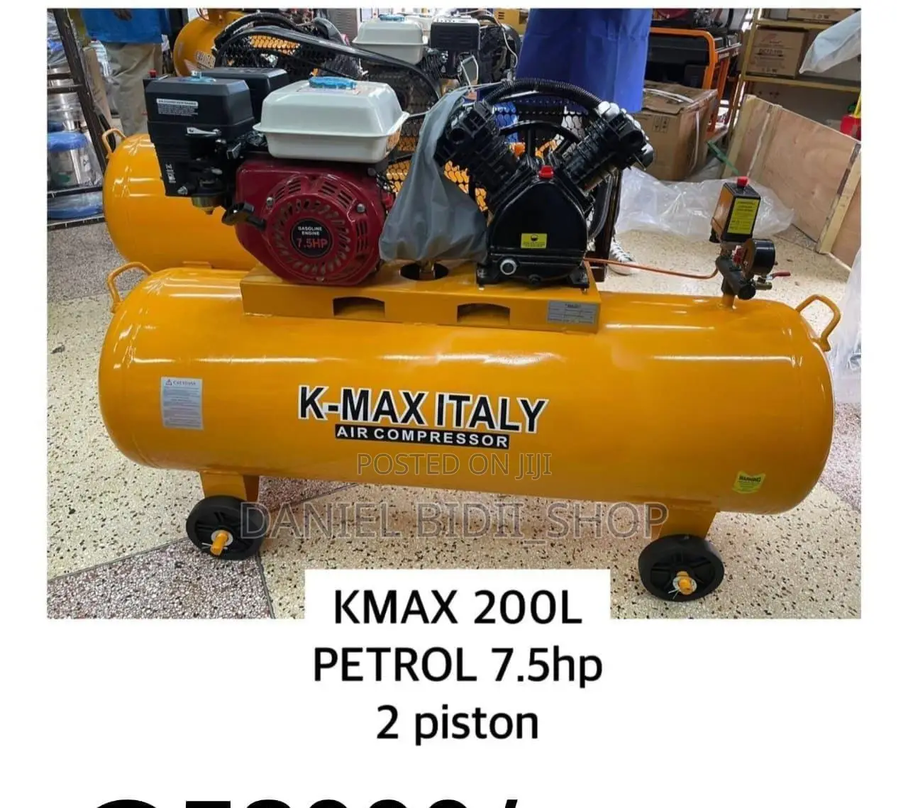 Kmax 200ltrs Petrol 7.5hp Air Compressor