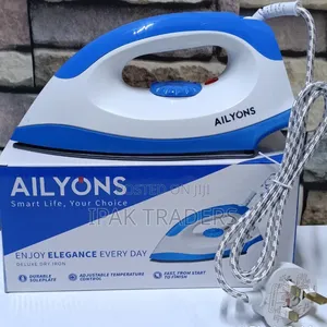 Ailyons Hd-198a Electric Dry Iron Box White Blue