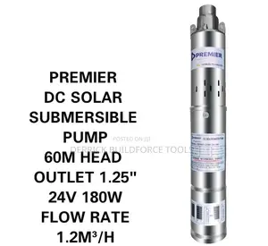 Premier 24v 180w Dc Submersible Solar Pump