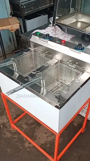 Commercial Deep Fryer Two Tanks, One Output 10l Double Deep Fryer