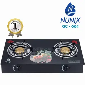 Nunix 2 Burner Glass Table Cooker
