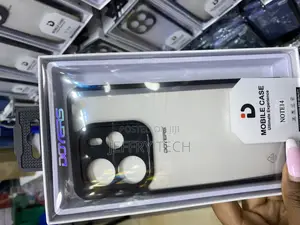 Bixcus Redmi Note 14 Premium Transparent Doyers Back Cover