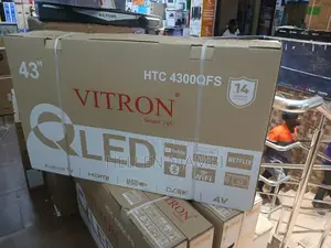 Vitron 43" Qled Smart Android Frameless Tv