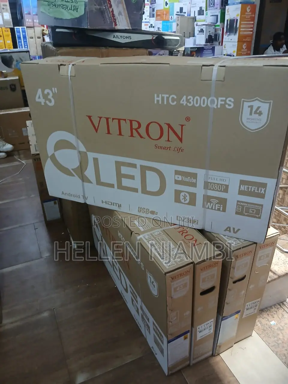 Vitron 43inch Smart Qled Android Tv