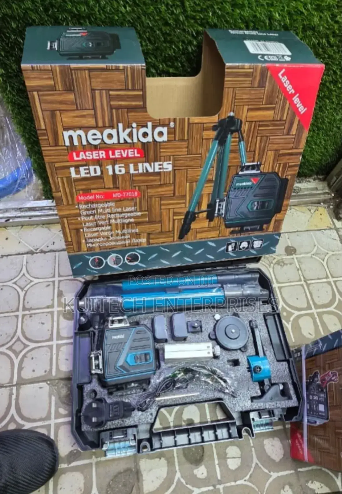 Cordless Laser Level Machine/Rechargeable Meakida Laser Level