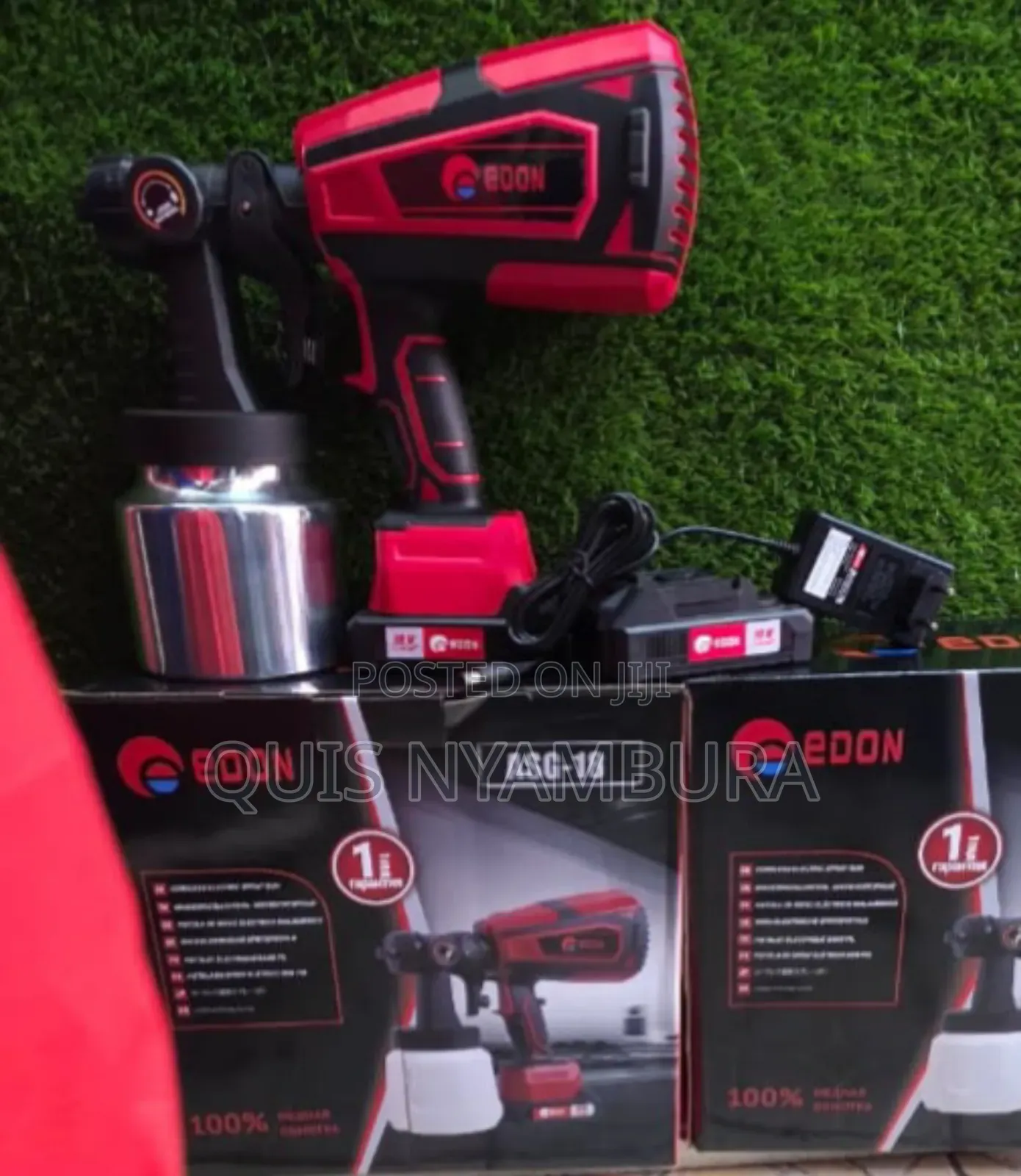 Edon Cordless Spray Gun/ Electric Paint Sprayer