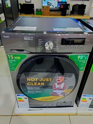 Syinix Front Load Washing Machine 
10kg Wash and Spin Available