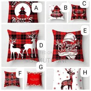 A Pair (2) Christmas Pillow Covers (No Filler)