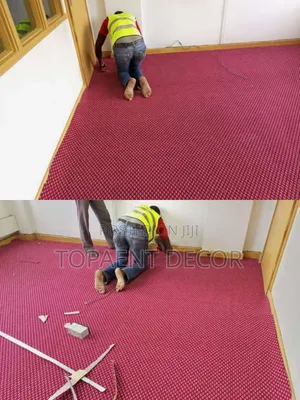 Red Dotted Maasai Mara 5mm Office Carpet Supply and Installation