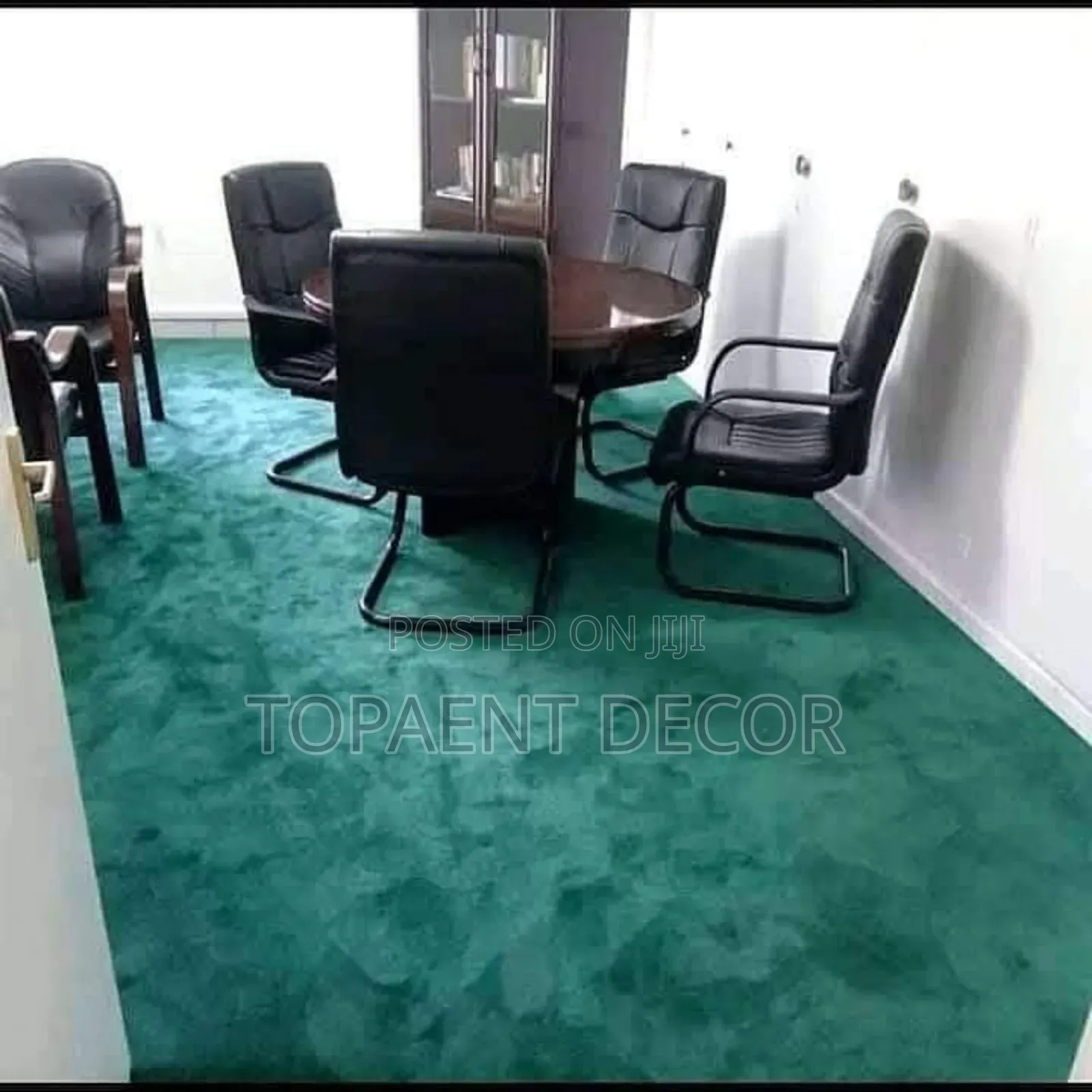 Green Fluffy Thick Vip Wall to Wall Office Flooring Solutions
