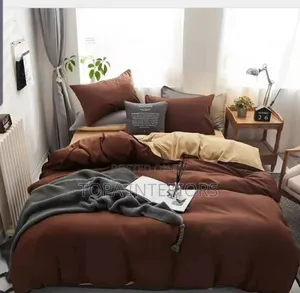 Brown Two Sided King Size Duvet Cover Sets