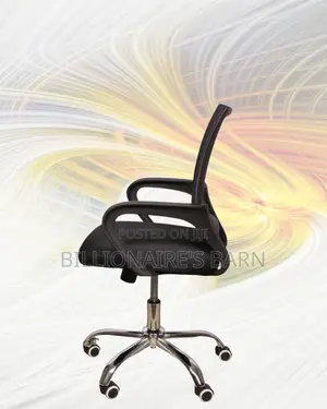 Secretarial Mesh Office Chair | Imported Swivel Base
