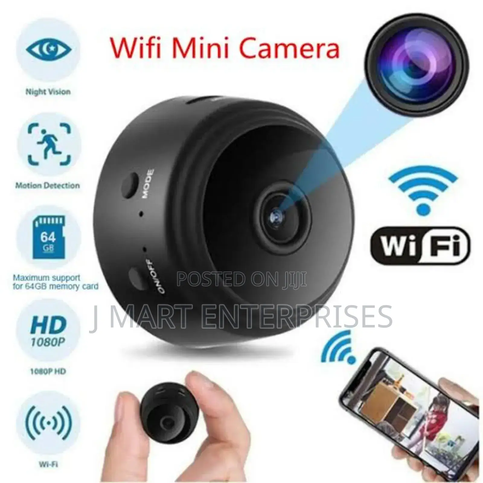 Mobile App Control Nany CCTV Camera