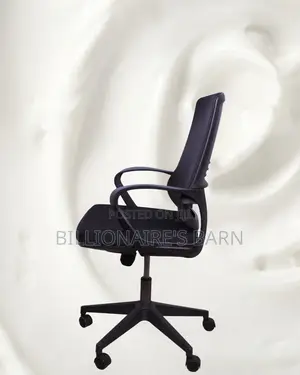 Orthopedic Black Ergonomic Mesh Office Chair — Boosts Posture Focus