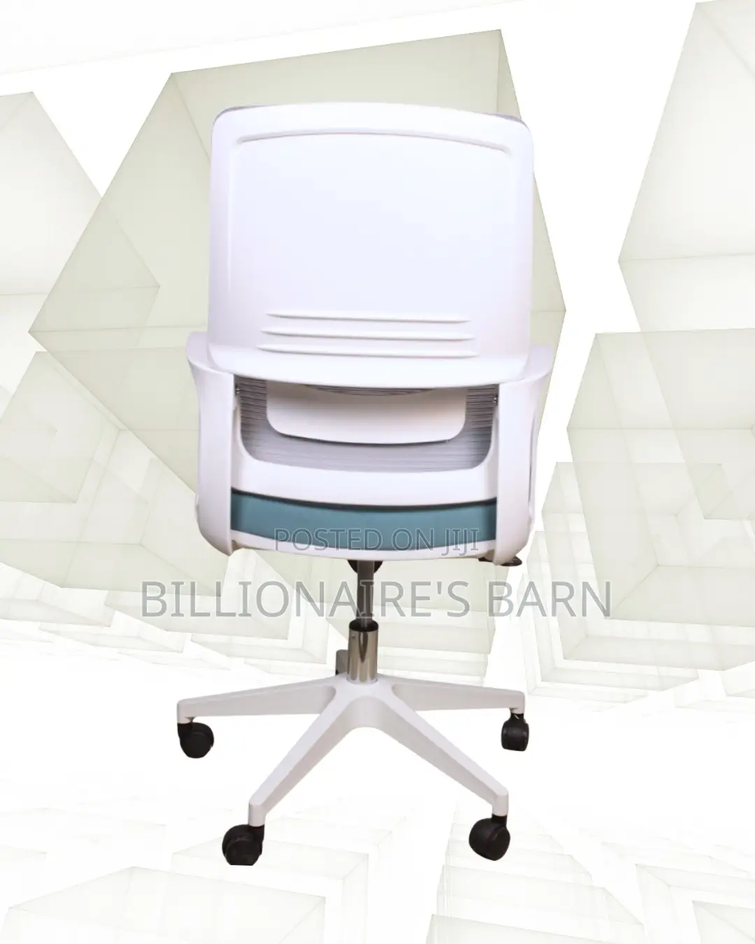 Imported White Ergonomic Mesh Office Chair | Lumbar Support
