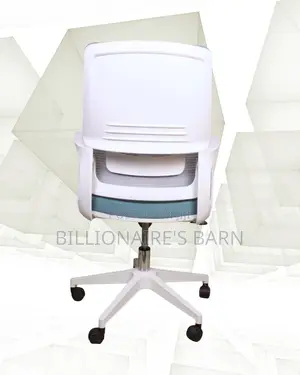 Imported White Ergonomic Mesh Office Chair | Lumbar Support