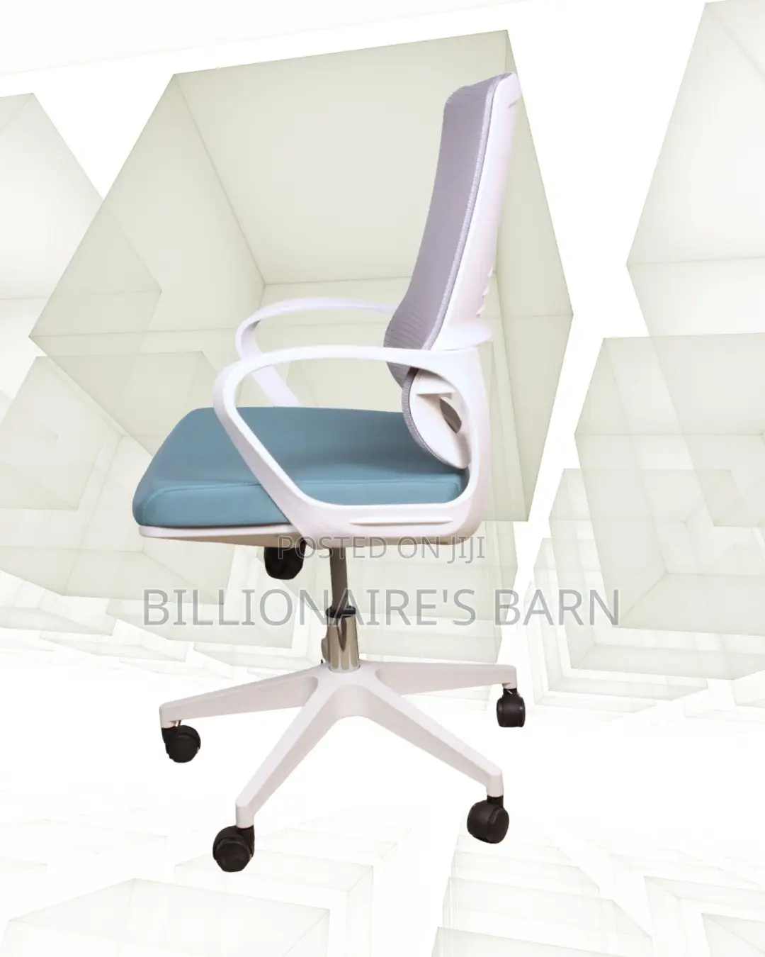 Imported White Ergonomic Mesh Office Chair | Lumbar Support
