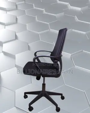 Black Ergonomic Mesh Office Chair | Modern Tilt Lock Mechanism