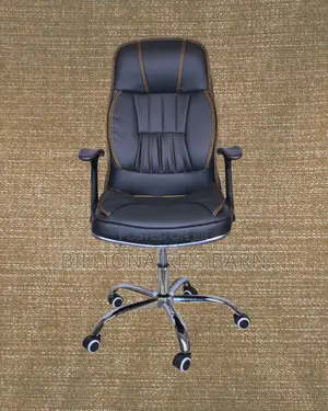 Adjustable Executive Leather Office Chair | Mesh Backrest
