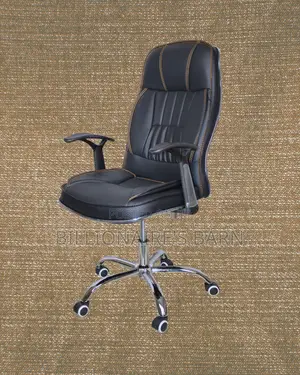 Adjustable Executive Leather Office Chair | Mesh Backrest