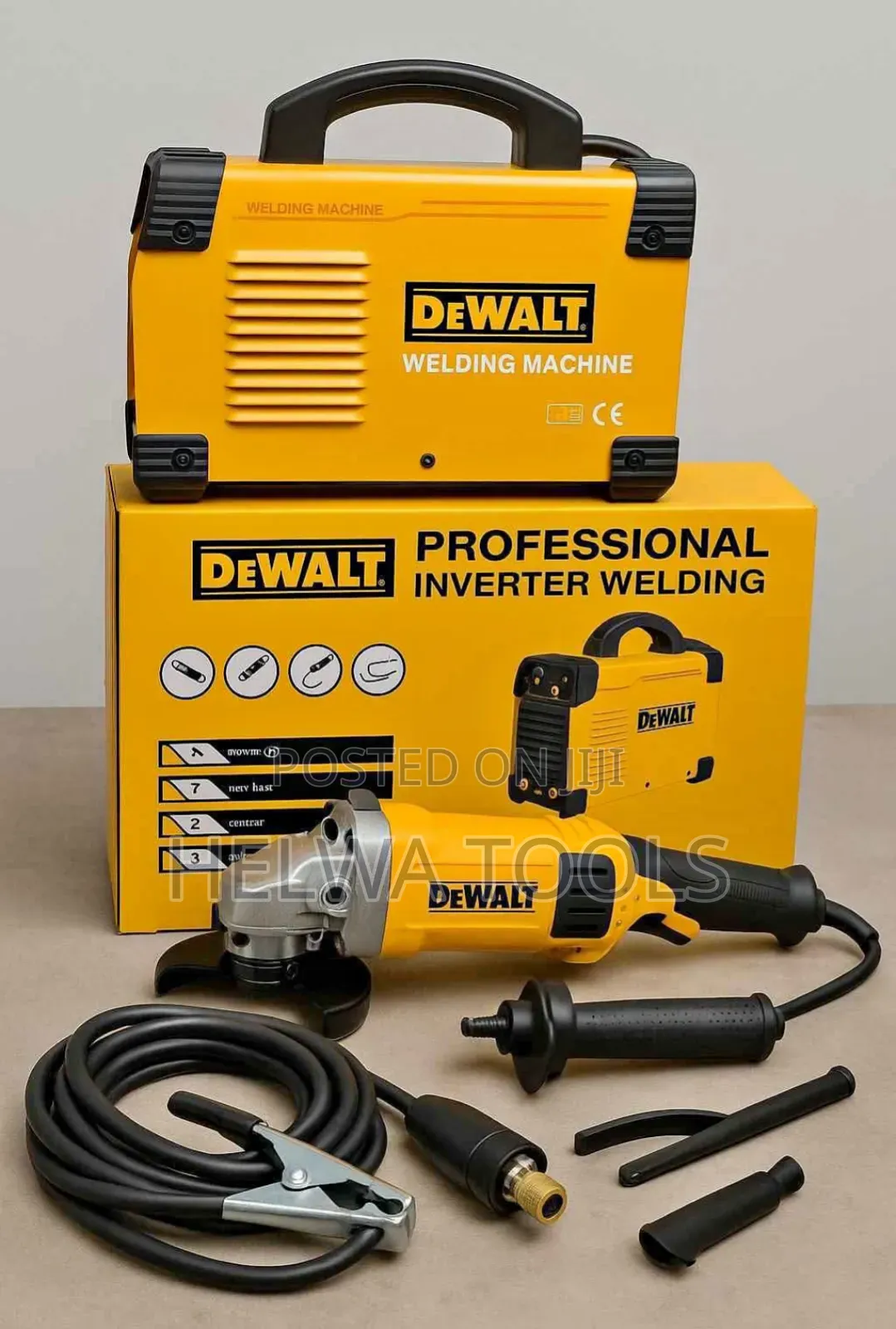 Welding Machine 500 and Angel Grinder 9"