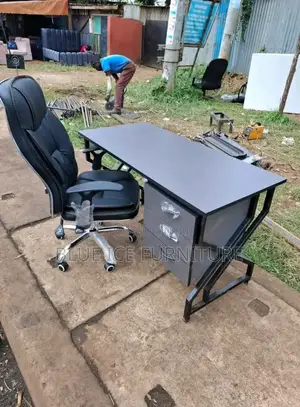 Office Table /Leather Chair